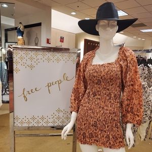 NEW Free People Long Sleeve Dress